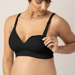 Signature Sublime® Contour Maternity & Nursing Bra | Black | Milk & Baby