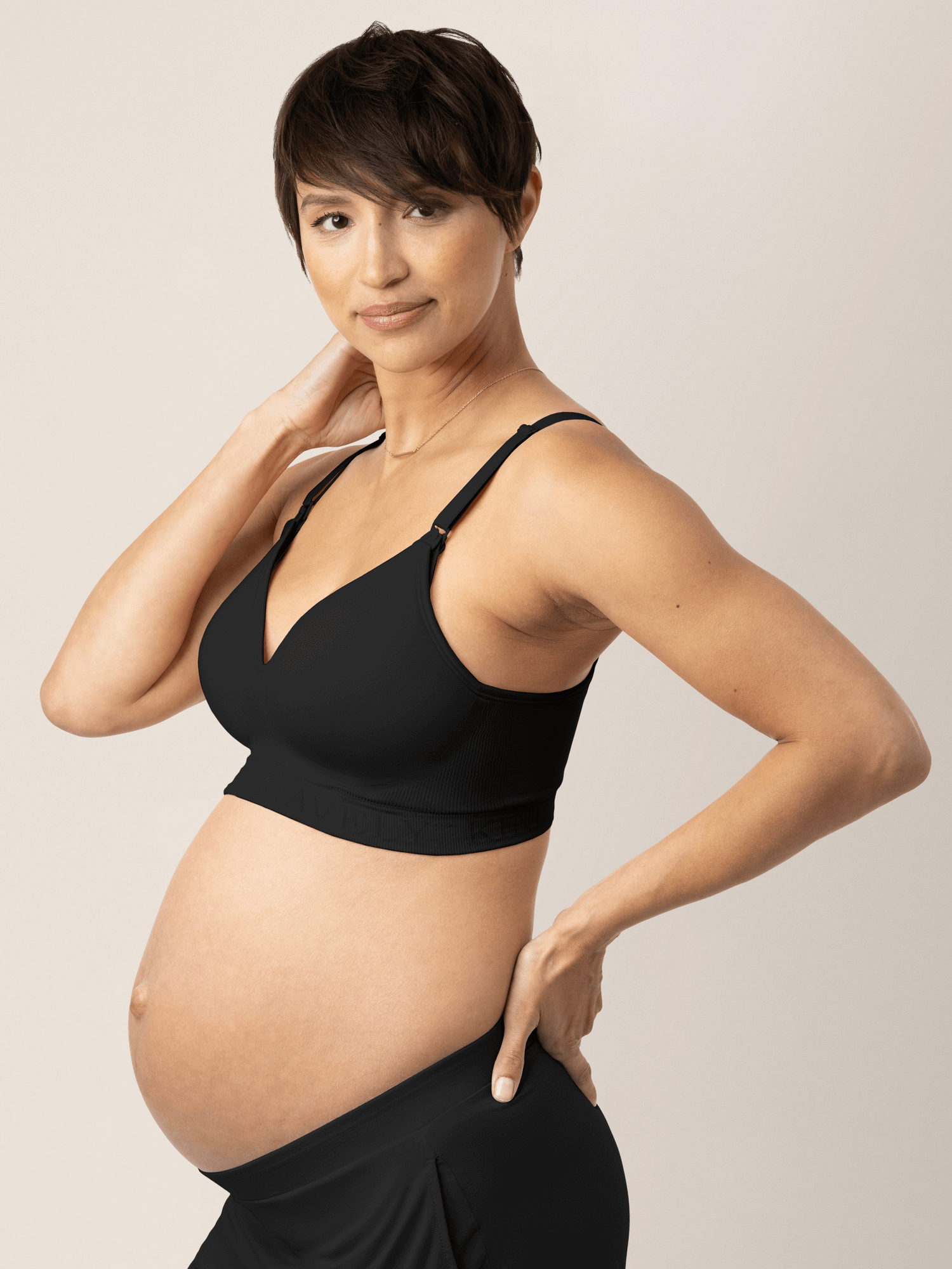 Signature Sublime® Contour Maternity & Nursing Bra | Black | Milk & Baby