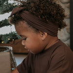 Cowboy Coffee | Ribbed Head Wrap | Milk & Baby