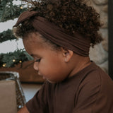 Cowboy Coffee | Ribbed Head Wrap | Milk & Baby