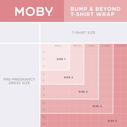 Bump & Beyond T-Shirt Wrap in Ivory Milk & Baby