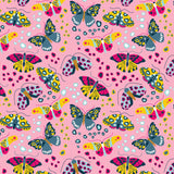 Soft & Stretchy Zipper Footie | Butterflies | Milk & Baby