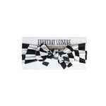 B&W Wavy Checker | Bamboo Head Wrap | Milk & Baby