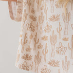 Cream Cactus 2 | Adult Women's Bamboo Short Set | Milk & Baby