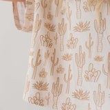 Cream Cactus 2 | Adult Women's Bamboo Short Set | Milk & Baby