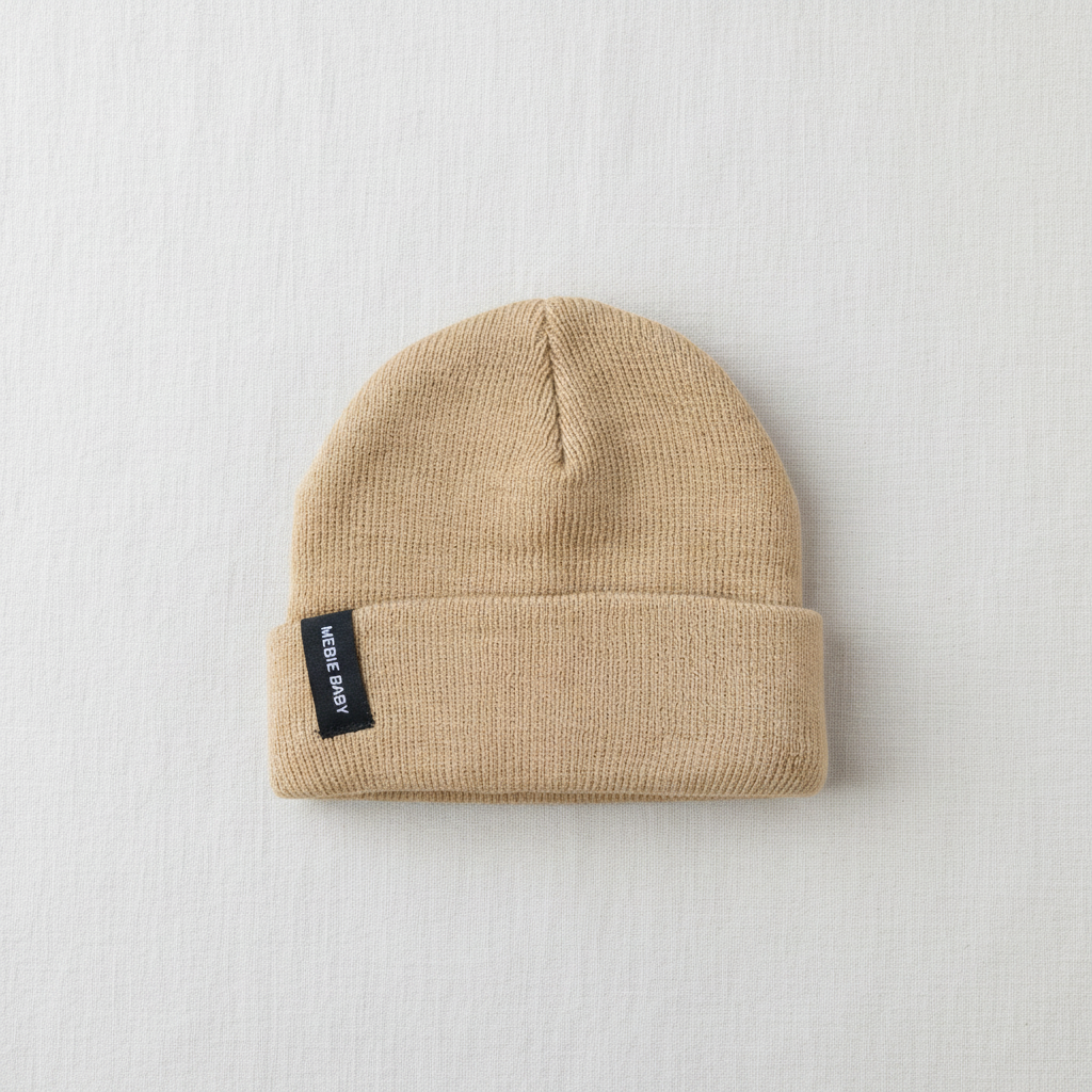 Cafe Mebie Baby Beanie - Minimal Flat Lay