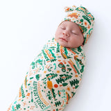 The Forever Swaddle Blanket | Wanderlust | Milk & Baby