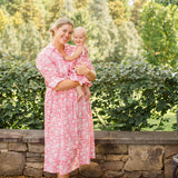 The Christine Shirt Dress in Watermelon Sorbet