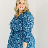 The Savana Midi Dress in Winter Blossom