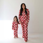 Cherry Blossoms | Women's Bamboo Button Up Lounge Set | Milk & Baby