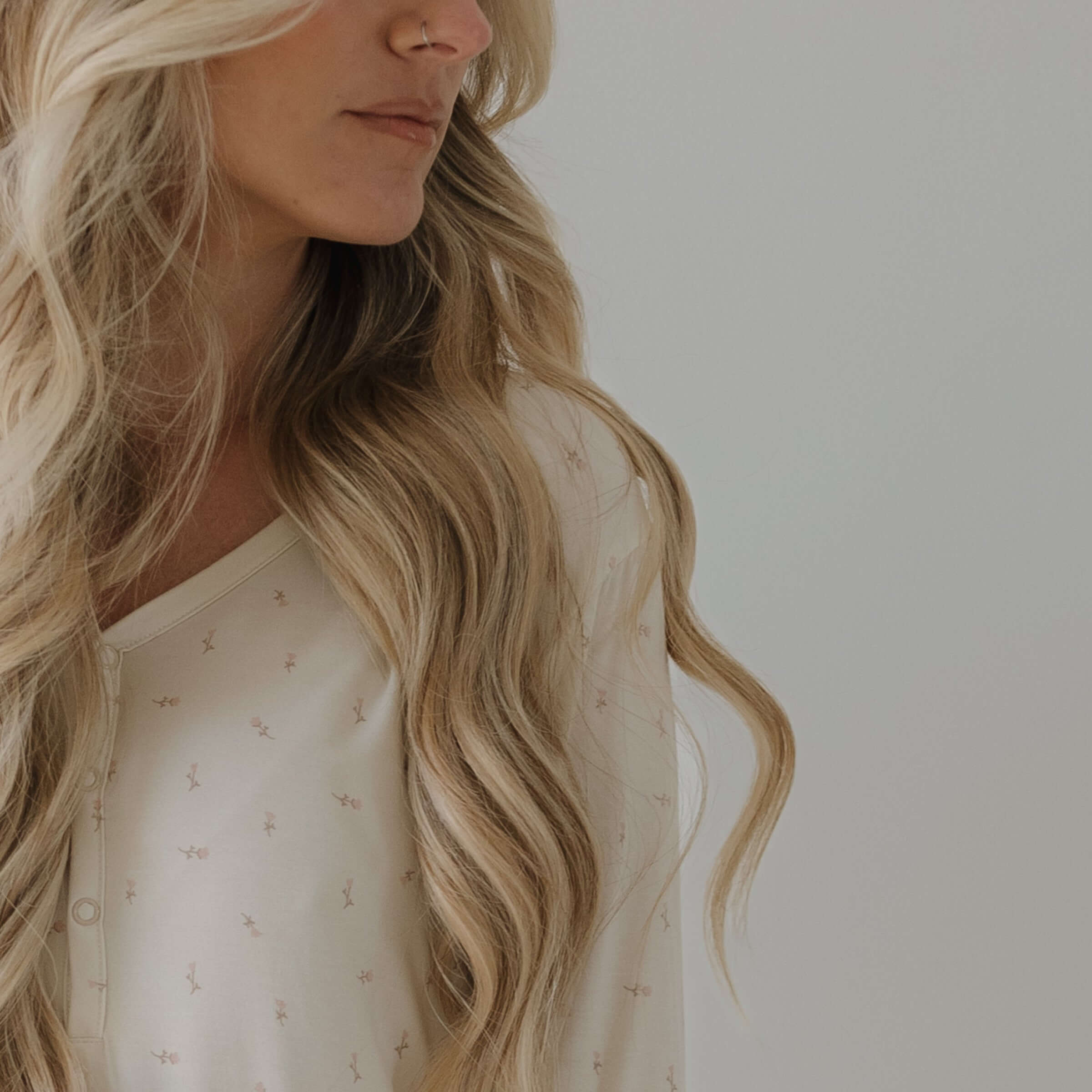 Lucy | Women's Long Sleeve Bamboo Pajama | Milk & Baby