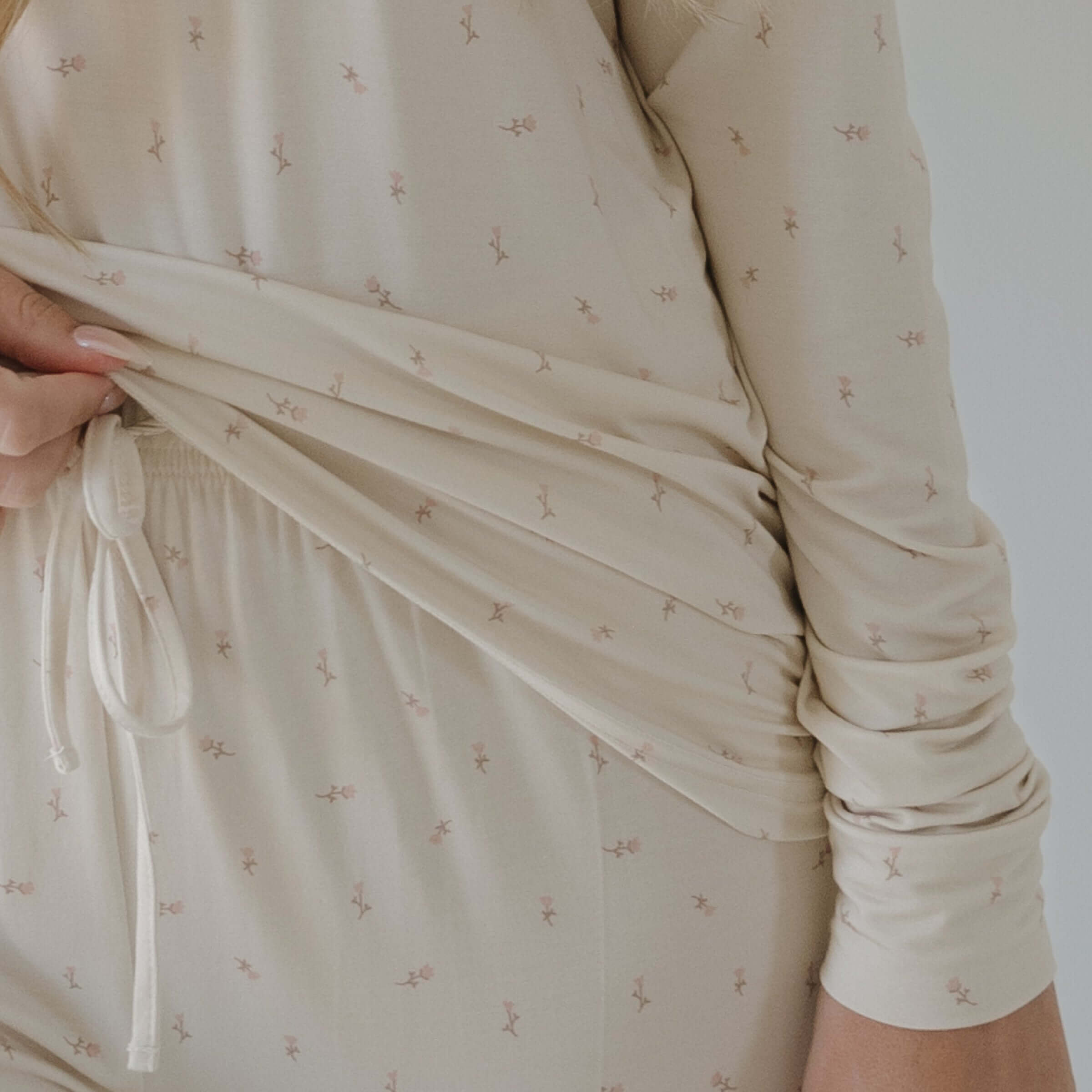Lucy | Women's Long Sleeve Bamboo Pajama | Milk & Baby