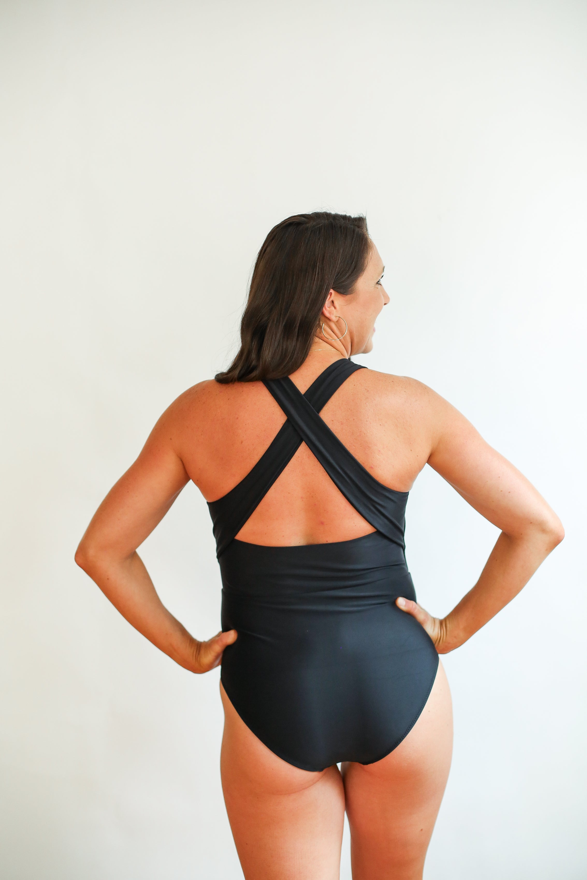 One Piece Zip Up Breastfeeding Swimsuit | Milk & Baby