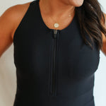 One Piece Zip Up Breastfeeding Swimsuit | Milk & Baby