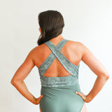 One Piece Zip Up Breastfeeding Swimsuit | Milk & Baby