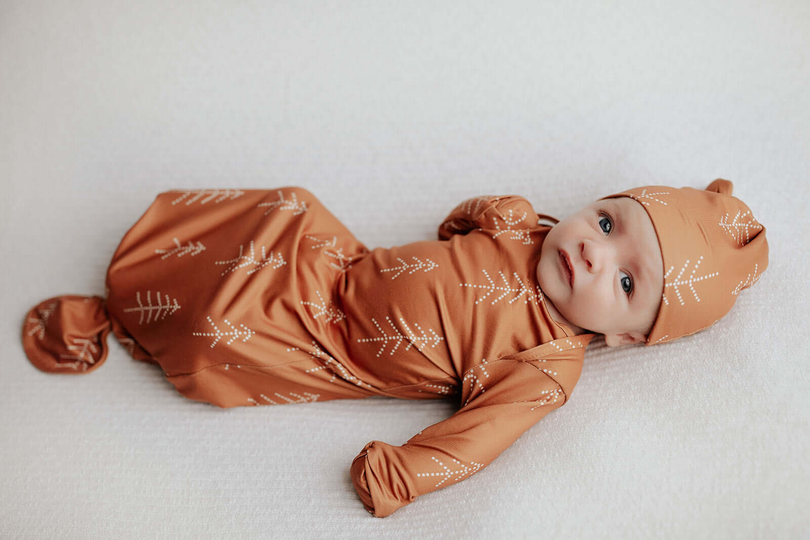 Christmas Pine Tree Knotted Gown | Milk & Baby