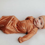 Christmas Pine Tree Knotted Gown | Milk & Baby