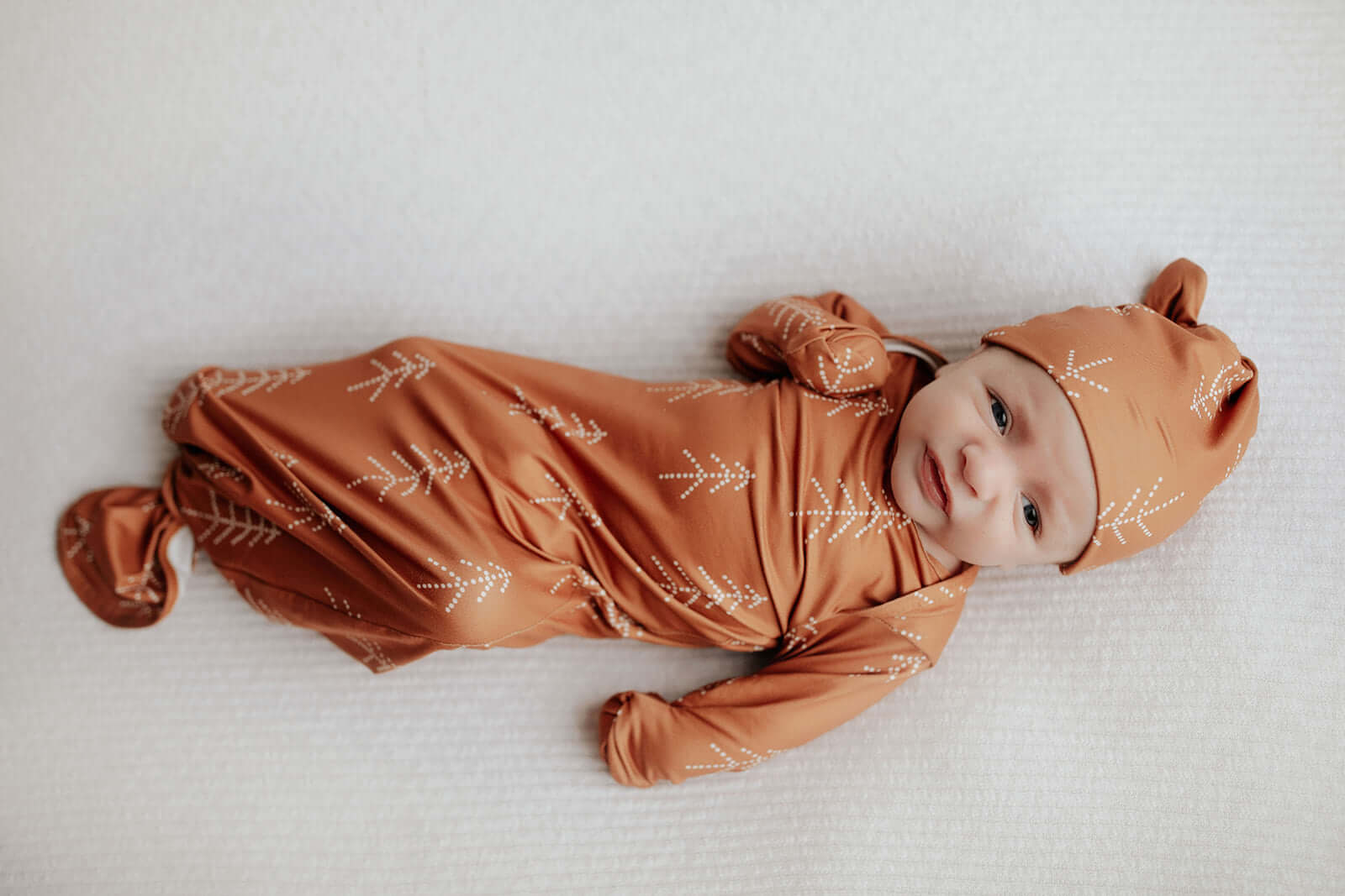 Christmas Pine Tree Knotted Gown | Milk & Baby