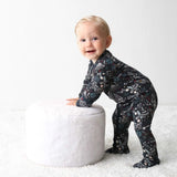 Cosmic Dreams Midnight Footie | Milk & Baby