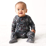 Cosmic Dreams Midnight Footie | Milk & Baby