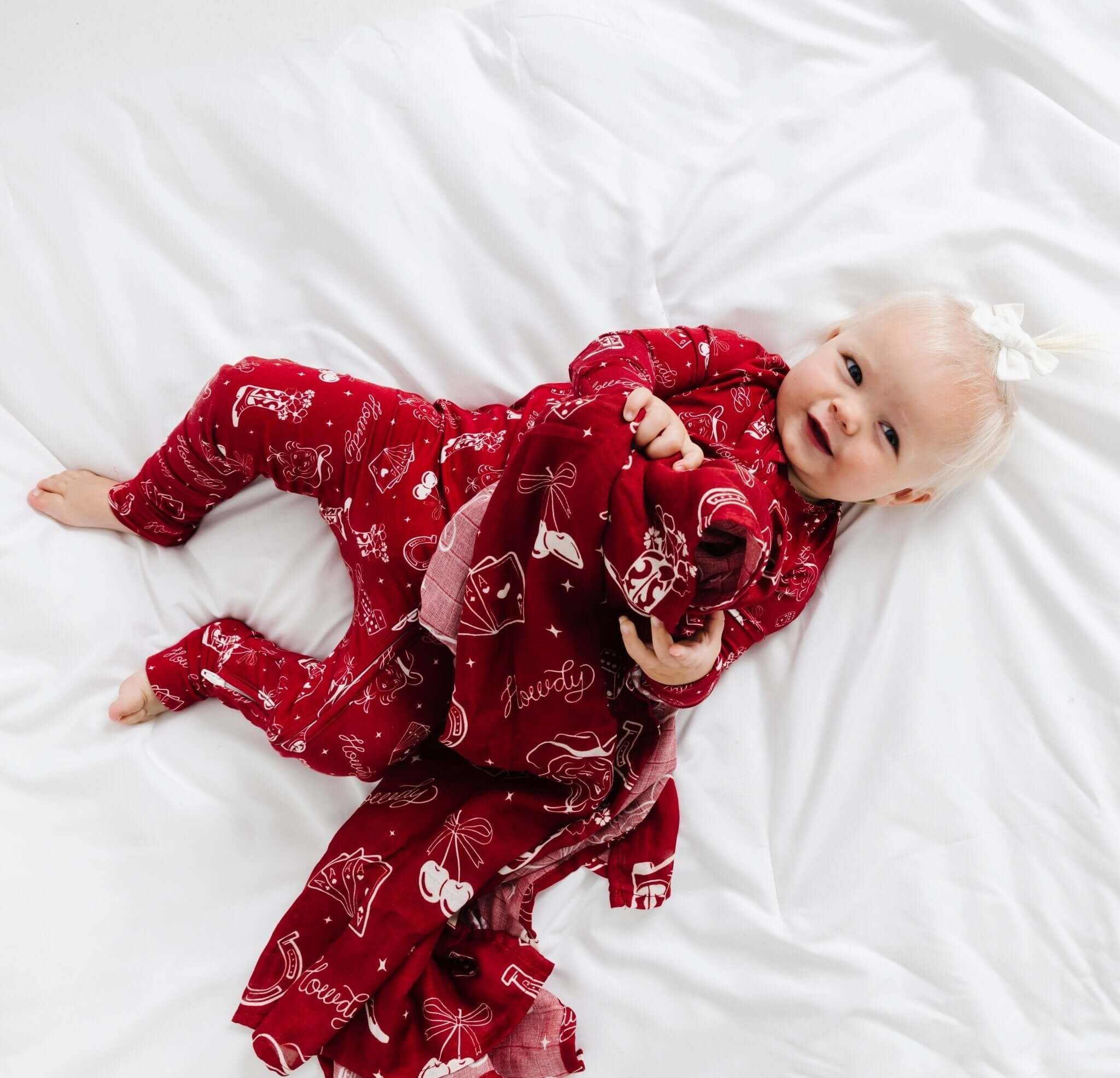 Cowgirl Muslin Swaddle Blanket | Milk & Baby