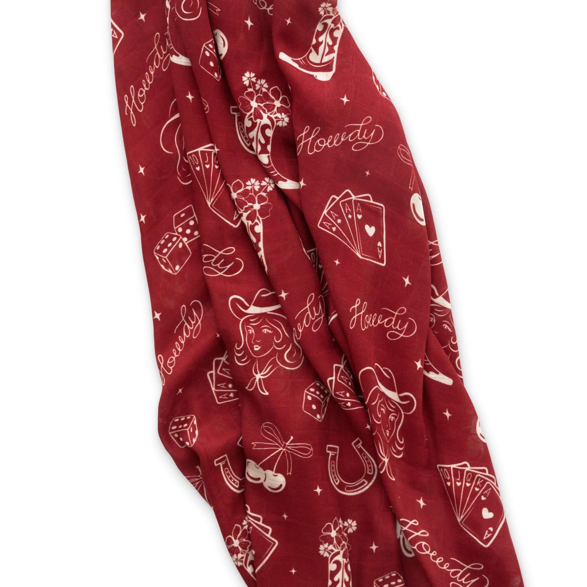 Cowgirl Muslin Swaddle Blanket | Milk & Baby