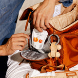 Caraa Baby Bag Large in Clay Nylon