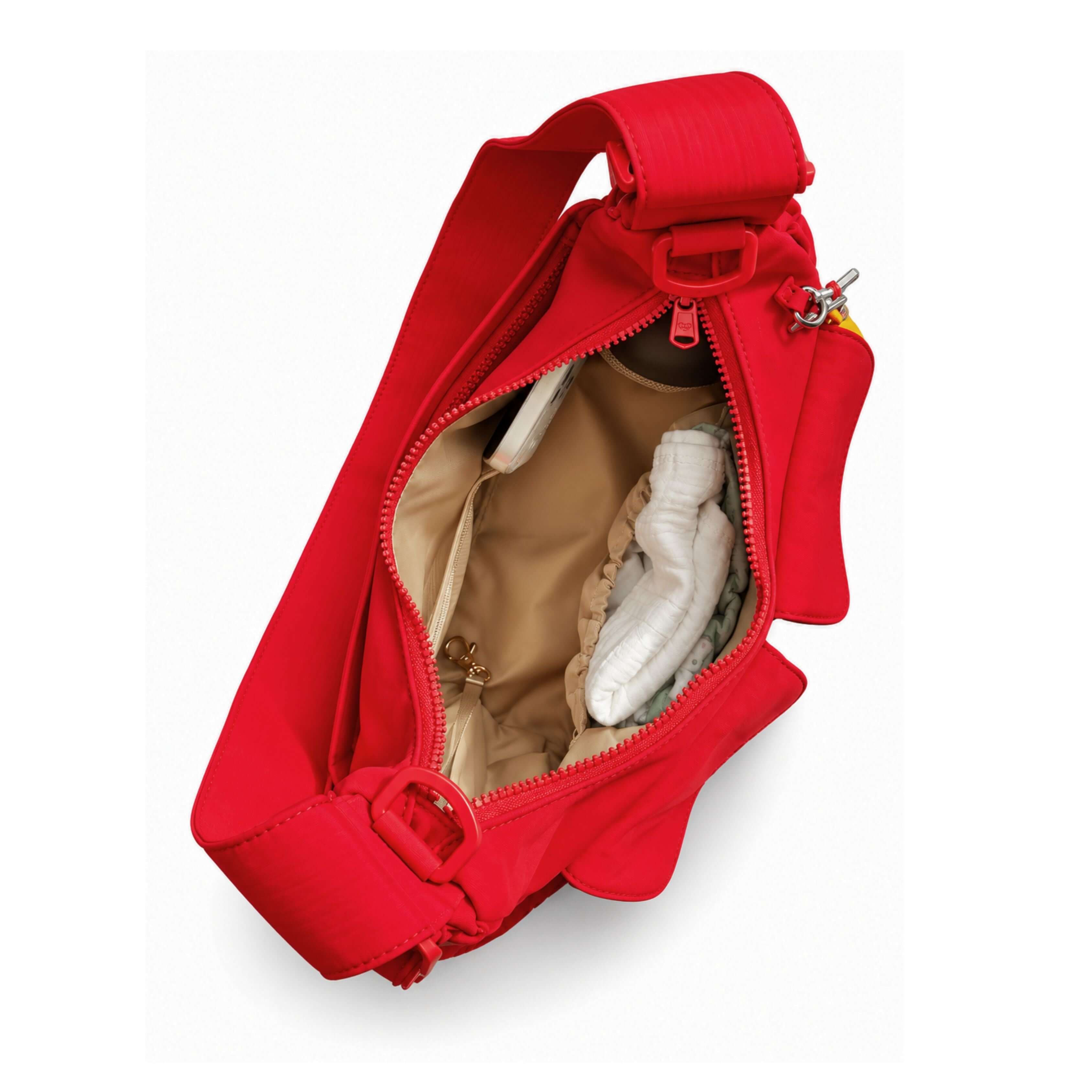 Cargo Crossbody Diaper Bag | The roomiest citymouse crossbody: 11 liters, two cargo pockets and room for four drinks, in a lightweight bag that looks like an everyday purse. | Milk & Baby