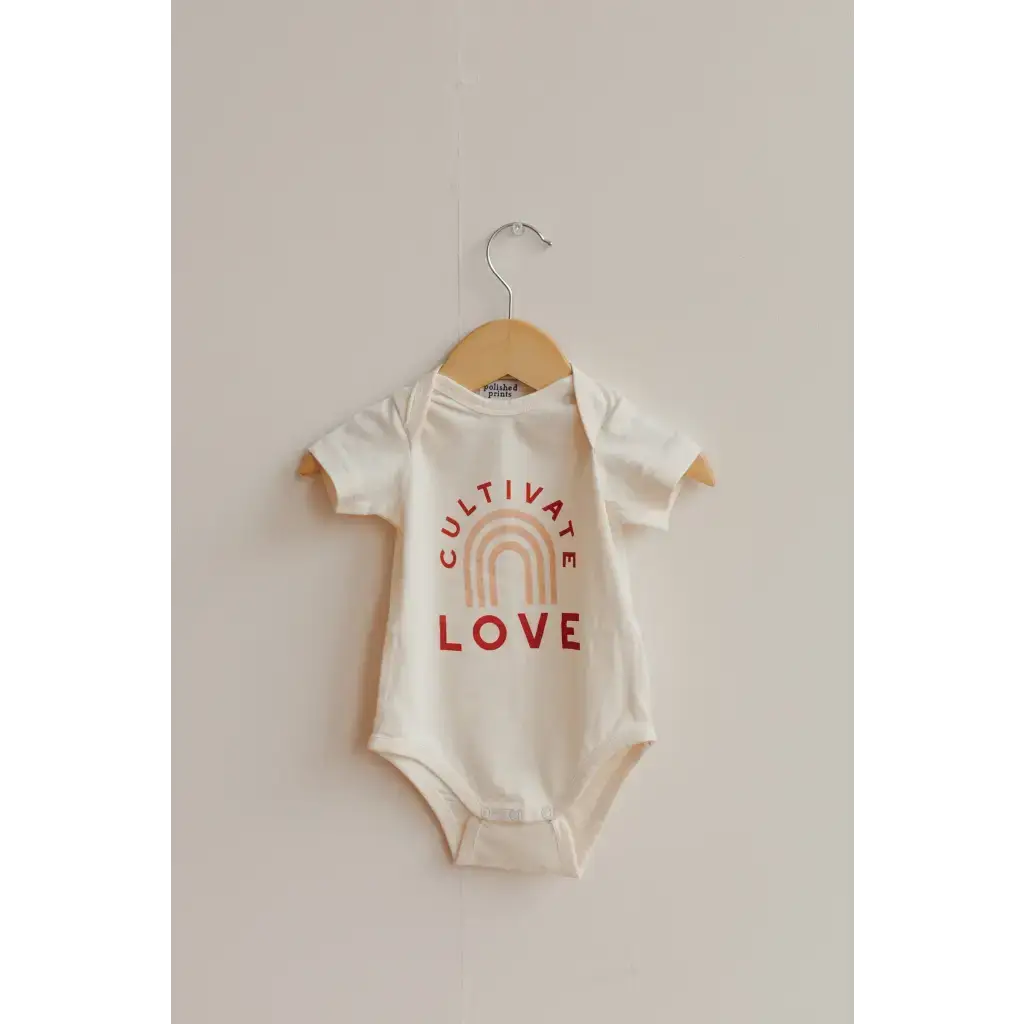 Cultivate Love Organic Cotton Baby Bodysuit | Milk & Baby