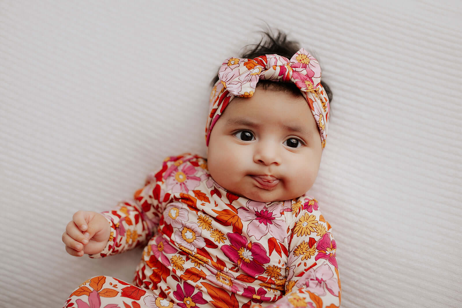 Wild Child Knotted Newborn Baby Gown | Milk & Baby