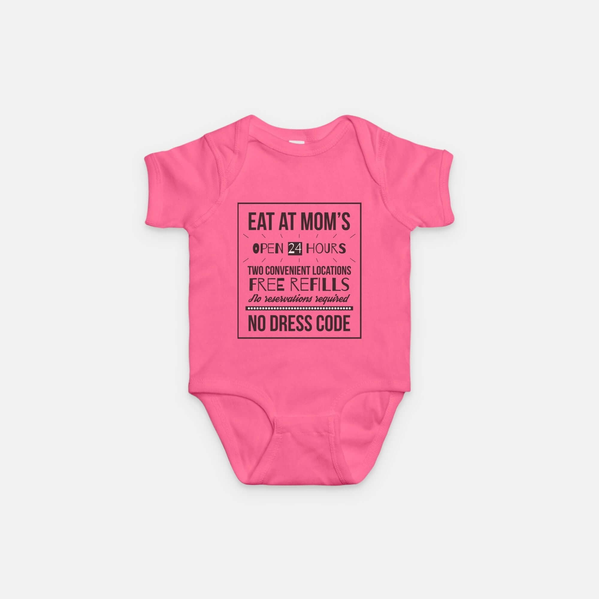 Eat At Moms Baby One Piece | Milk & Baby