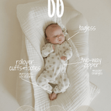 Daisy Fields | Bamboo Zip Pajamas | Milk & Baby