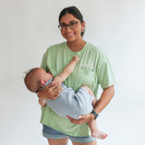 Relaxed Fit Zip Breastfeeding Tee