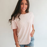 Relaxed Fit Zip Breastfeeding Tee
