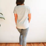 Full Zip Breastfeeding Tee | Milk & Baby