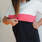 Full Zip Breastfeeding Tee | Milk & Baby