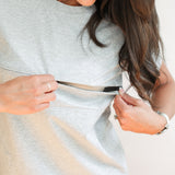 Full Zip Breastfeeding Tee | Milk & Baby
