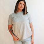 Full Zip Breastfeeding Tee | Milk & Baby