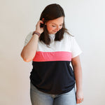 Full Zip Breastfeeding Tee | Milk & Baby
