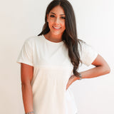 Full Zip Breastfeeding Tee | Milk & Baby