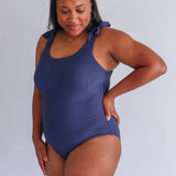 One Piece Tie Shoulder Breastfeeding Swimsuit 2026