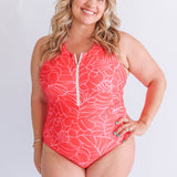 One Piece Zip Breastfeeding Swimsuit 2026