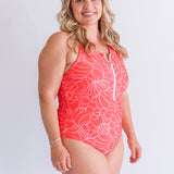 One Piece Zip Breastfeeding Swimsuit 2026
