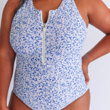 One Piece Zip Breastfeeding Swimsuit 2026
