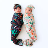 The Forever Swaddle Blanket | Desert Cactus (Midnight) | Milk & Baby