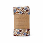 Desert Floral Ribbed Bamboo Stretch Swaddle - Portrait