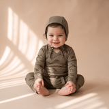 Organic Kimono Onesie & Pants Set | Dino