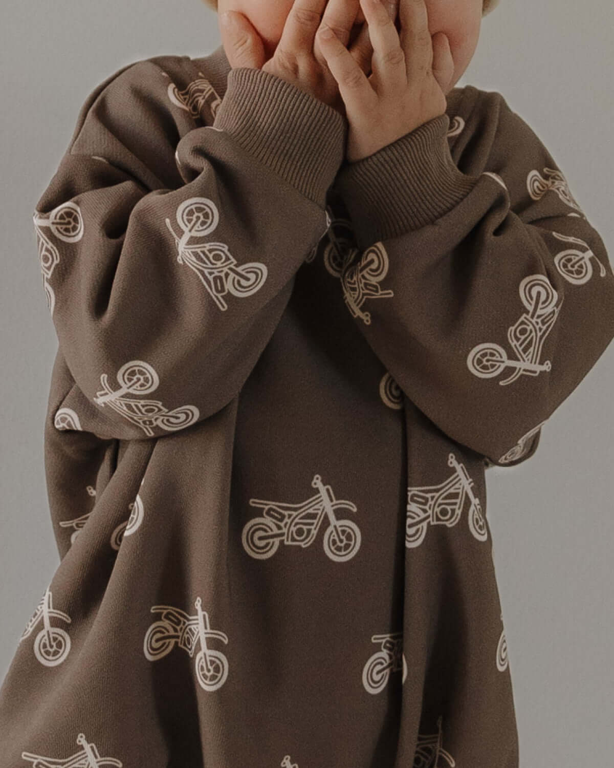 Dirt Bike | Sweatshirt Romper