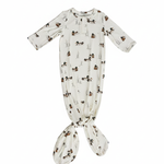 Duck Print Knot Gown - Portrait