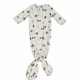 Duck Print Knot Gown - Portrait